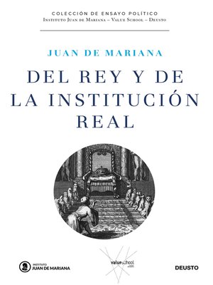 cover image of Del rey y de la institución real